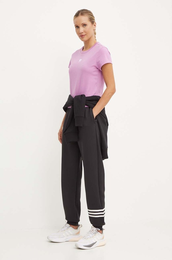 Bavlnené tričko adidas Originals IY7337 ružová AW24