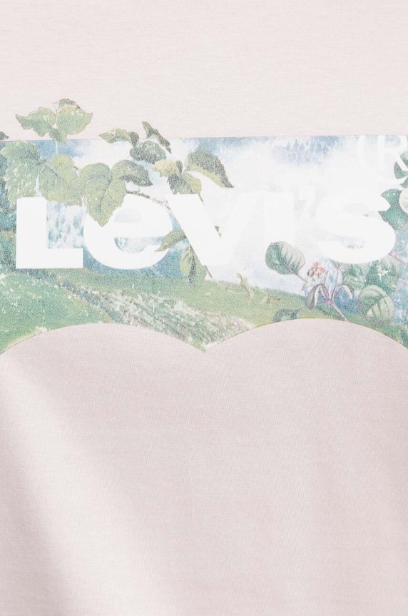 Pamučna majica Levi's 17369.2753 roza