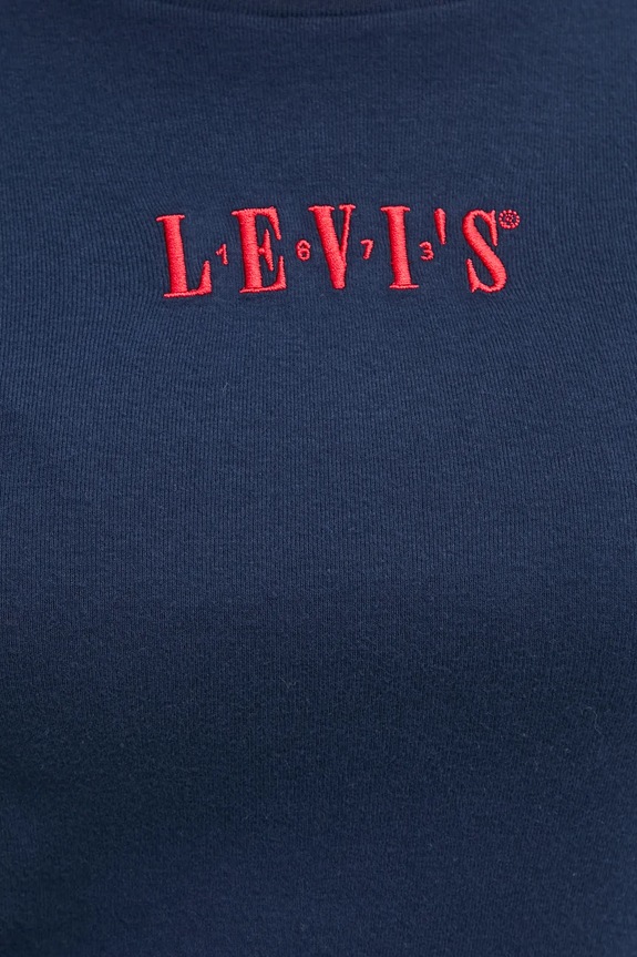 Bavlnené tričko Levi's A8798 tmavomodrá