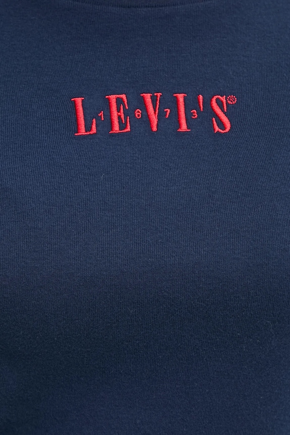 Bavlnené tričko Levi's A8798 tmavomodrá