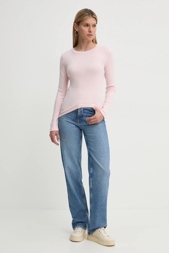 Tričko s dlouhým rukávem Levi's 000KL růžová AA00