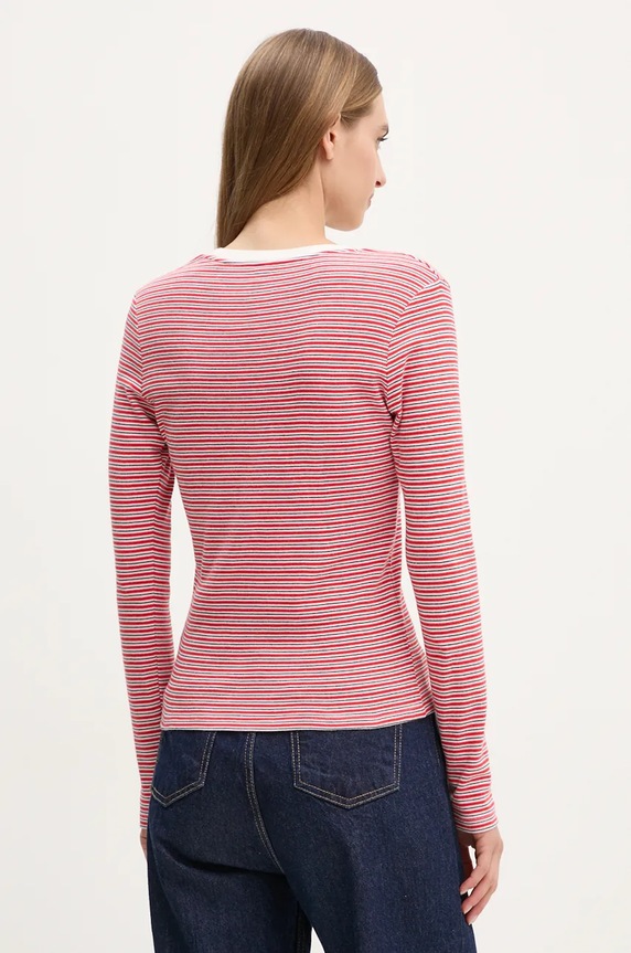 Odzież Levi's longsleeve 000KL czerwony
