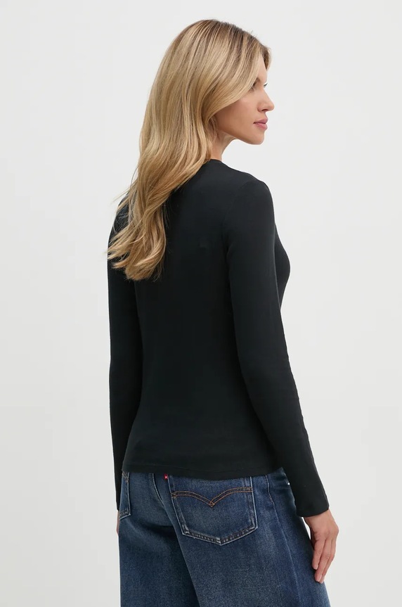 Odzież Levi's longsleeve 000KL czarny