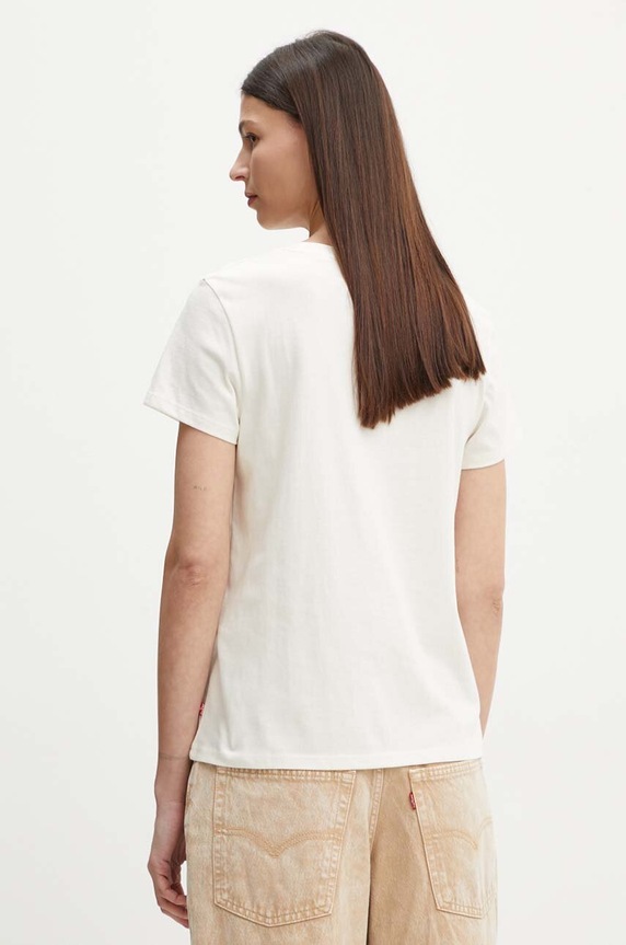 Odzież Levi's t-shirt bawełniany 17369.2805 beżowy