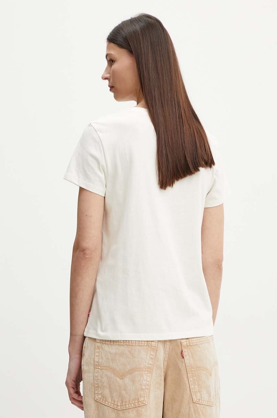 Odzież Levi's t-shirt bawełniany 17369.2805 beżowy