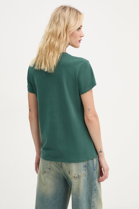 Levi's t-shirt bawełniany 17369.2856 zielony AW24