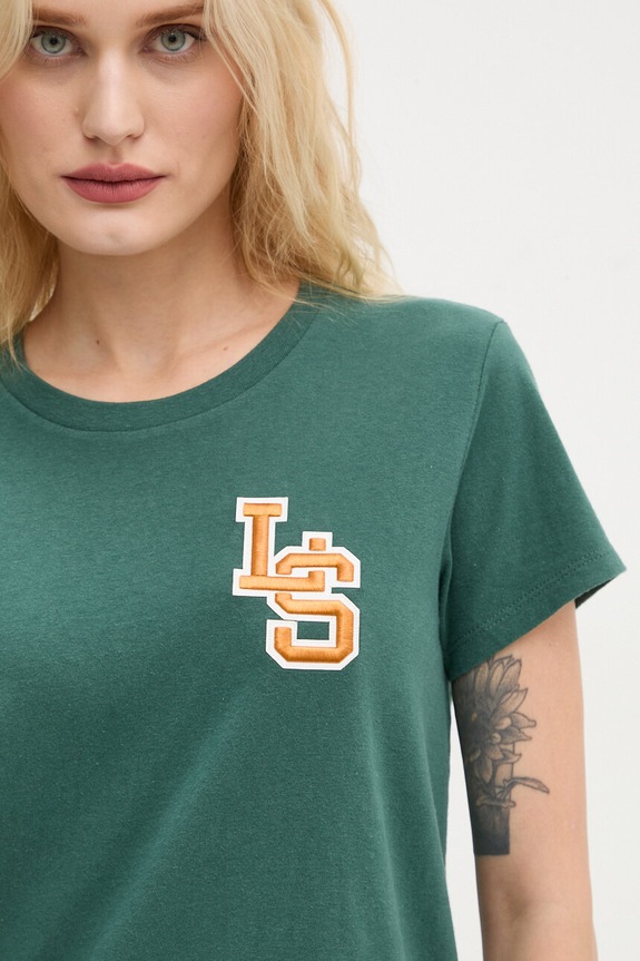 Odzież Levi's t-shirt bawełniany 17369.2856 zielony