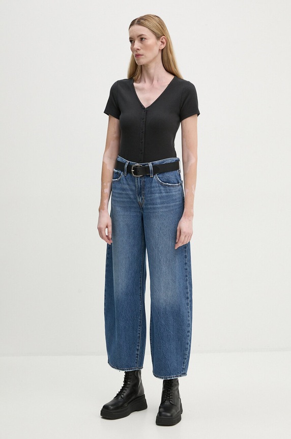 Levi's t-shirt A8782 fekete AA00