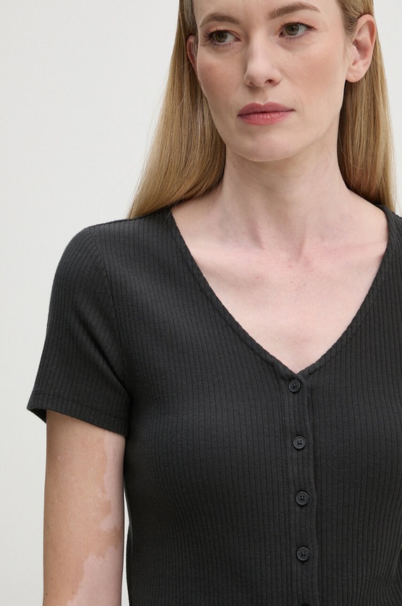 Levi's t-shirt fekete A8782
