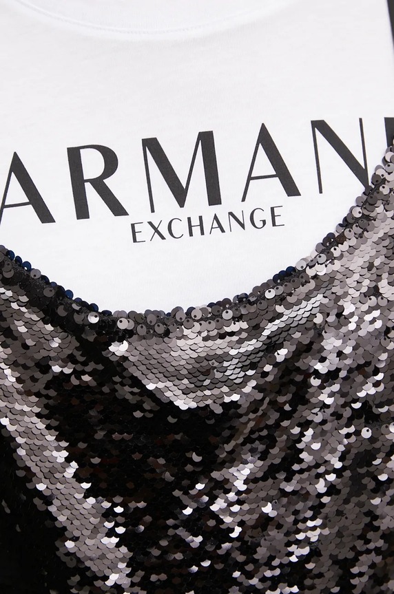 Armani Exchange t-shirt bawełniany XW000064.AF10356 biały