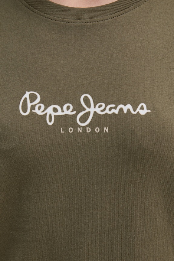 Pepe Jeans pamut póló FIORE PL505951 zöld