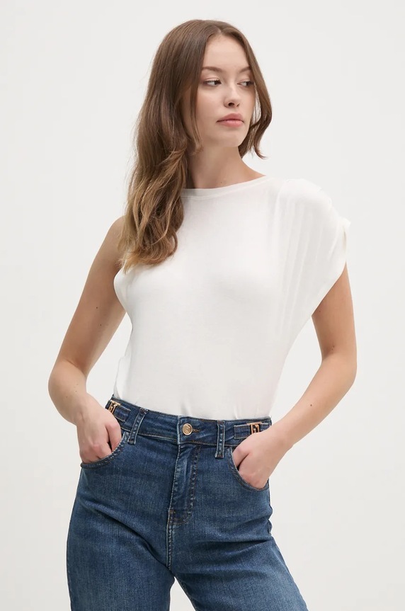 Bavlnené tričko Pepe Jeans FLEURINE jednofarebný béžová PL505960
