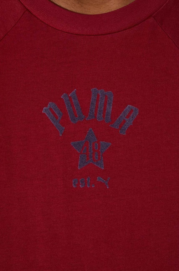 Puma t-shirt bawełniany Classics Play Paris Relaxed Tee 626808