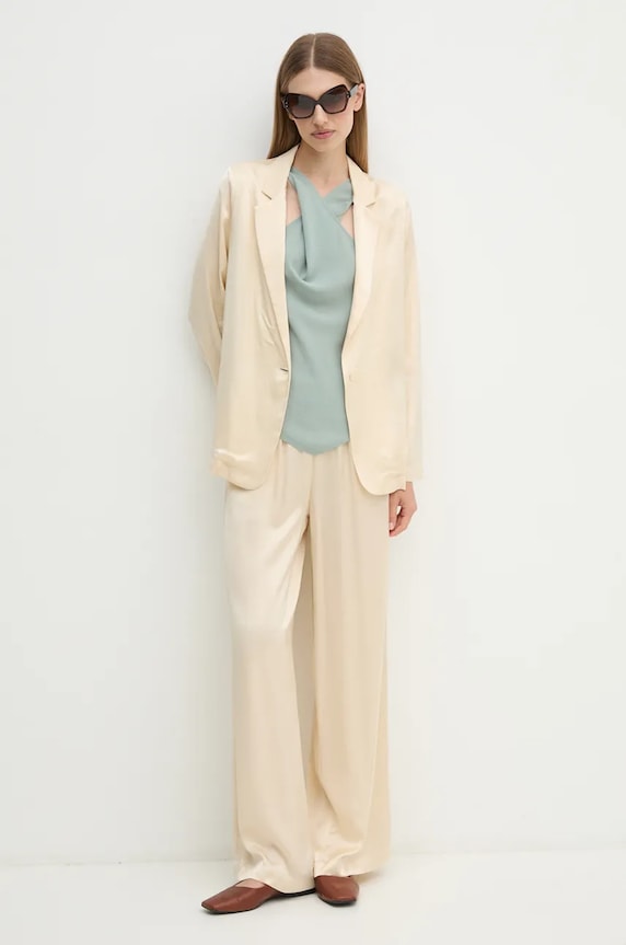 Sisley bluzka 5LTHLH019 zielony AW24