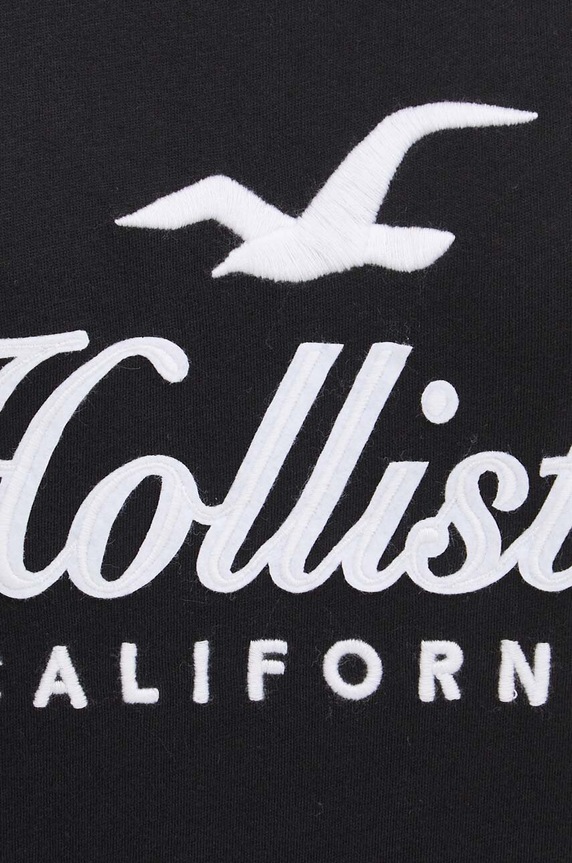 Bavlněné tričko Hollister Co. KI357.3284.900 černá