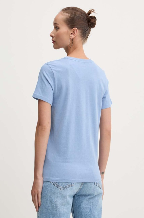 Ρούχα Βαμβακερό μπλουζάκι Hollister Co. KI357.3285.220 μπλε