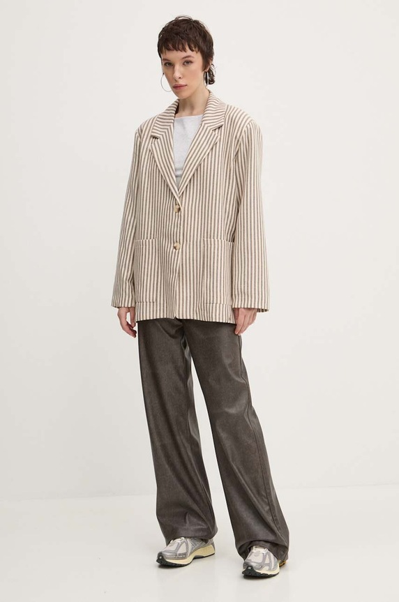 Abercrombie & Fitch top KI139.4683.112 gri AW24