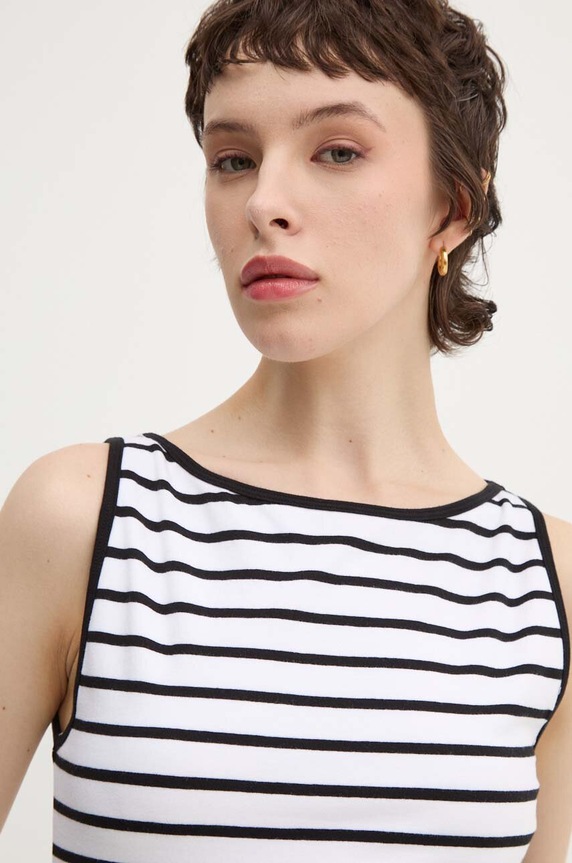 Top Abercrombie & Fitch λευκό KI139.4683.176