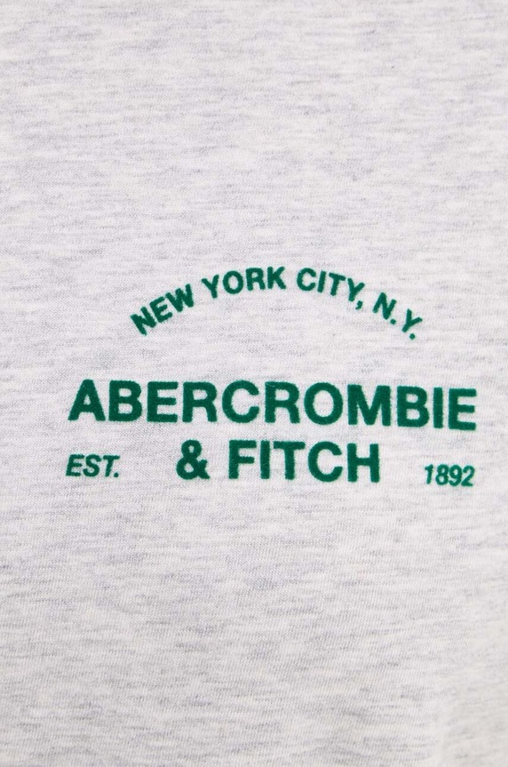 Abercrombie & Fitch tricou din bumbac KI157.4307.112 gri