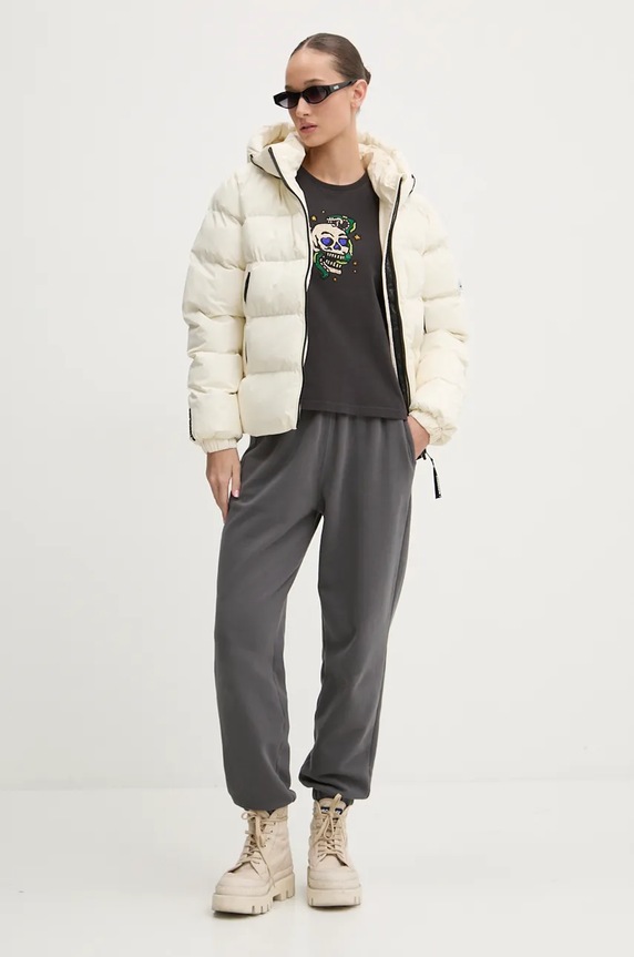 Bavlněné tričko Superdry W1011573A.AWF šedá AW24