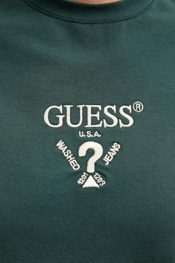 Tričko Guess COLETTE zelená V4YI21.KCDH1