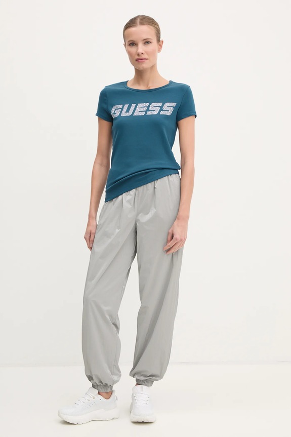 Guess t-shirt KIARA V4BI16.KCIV1 turkusowy SS26
