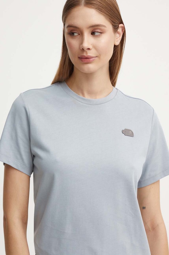 Bavlnené tričko The North Face Natural Dye S/S Tee jednofarebný sivá NF0A89CB9OW1