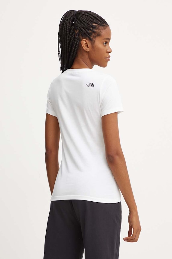 Îmbrăcăminte The North Face tricou din bumbac Easy Tee NF0A8A6DFN41 alb
