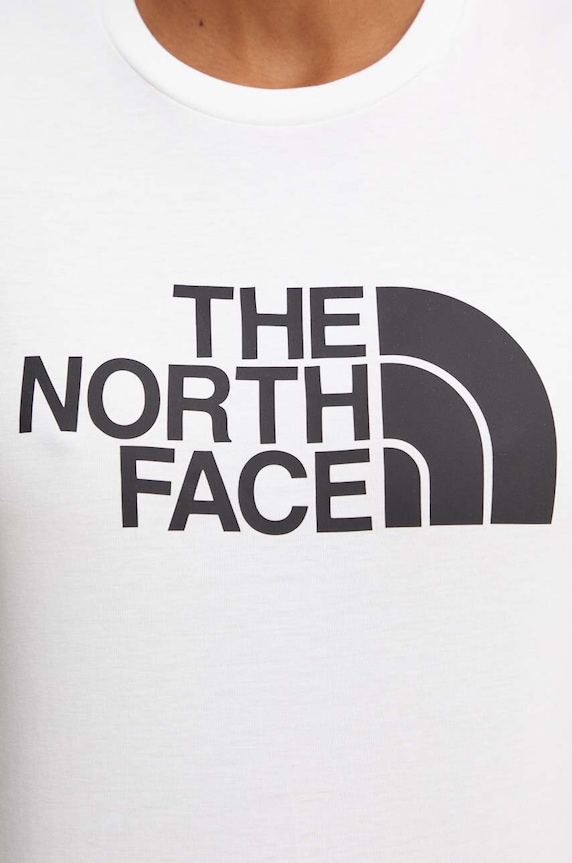 The North Face tricou din bumbac Easy Tee NF0A8A6DFN41 alb