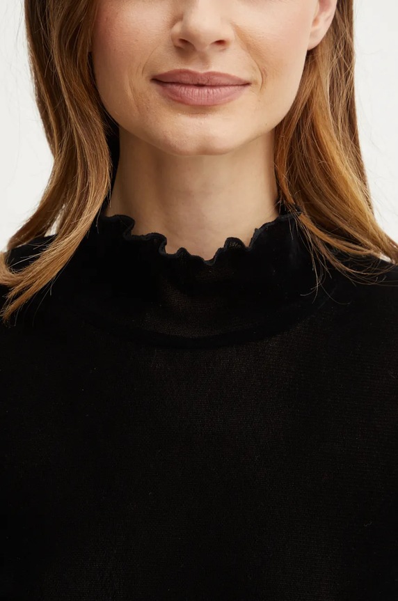 Majica dugih rukava Boss Orange 50524389 crna