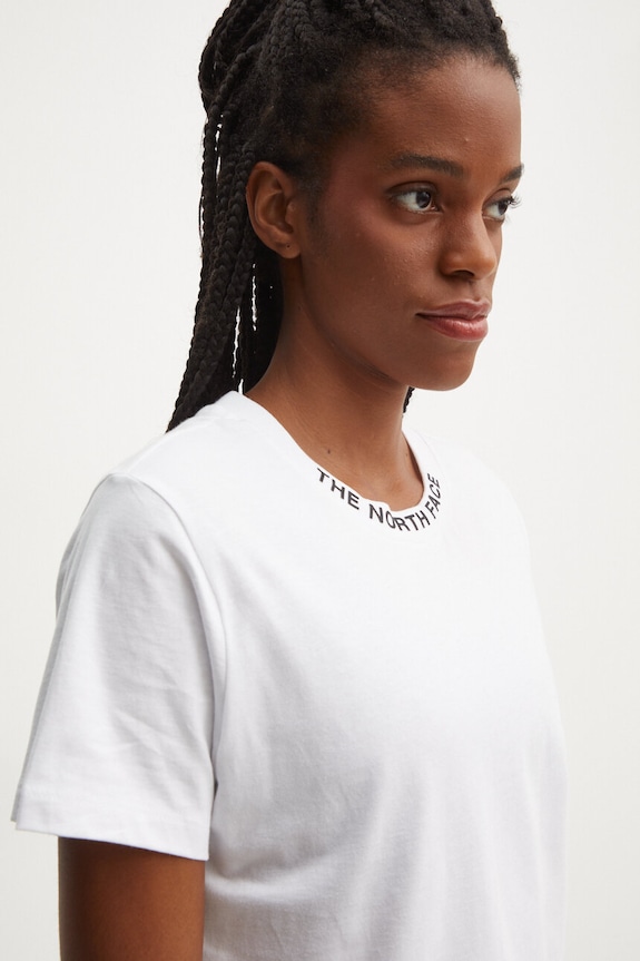 Bavlnené tričko The North Face Zumu S/S Tee NF0A87DJFN41 biela