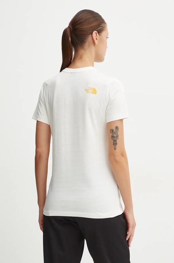 Odzież The North Face t-shirt bawełniany Tee -Seasonal Logo Pack NF0A89CTQLI1 biały