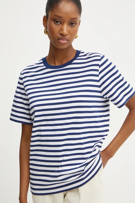 Îmbrăcăminte BOSS tricou din bumbac 50457258 albastru