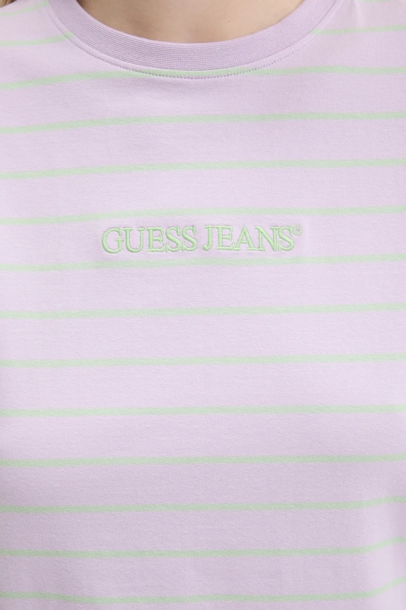 Majica kratkih rukava Guess Jeans W4BI53.KCIE1 ljubičasta
