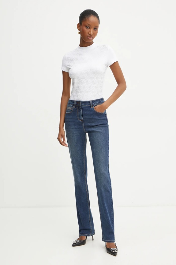 Guess tricou W4BI26.J1314 alb SS26