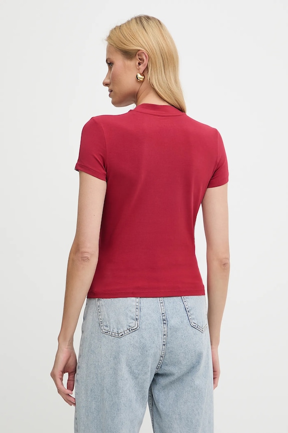 Ρούχα Μπλουζάκι Guess W4BI26.J1314 κόκκινο