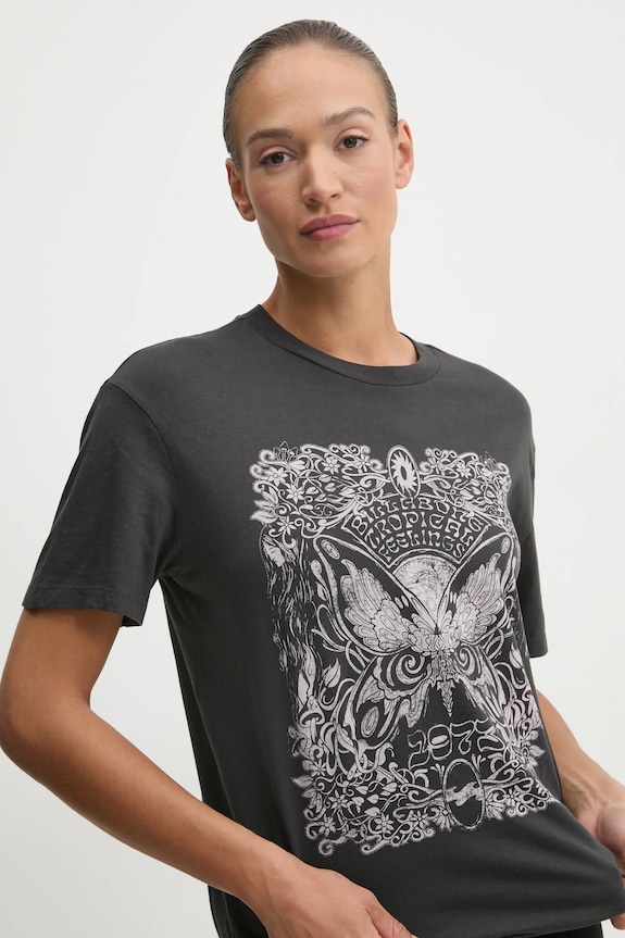 Billabong pamut póló Tropical Feelings szürke EBJZT00334