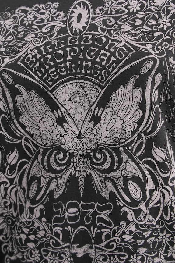 Billabong pamut póló Tropical Feelings EBJZT00334 szürke