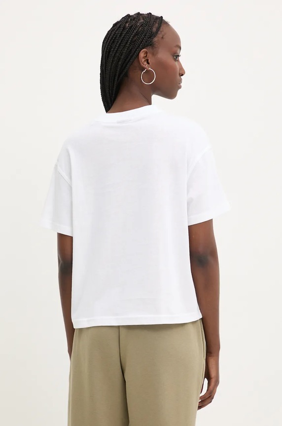 Ρούχα Βαμβακερό μπλουζάκι Dickies OAKPORT DK0A4Y8L λευκό