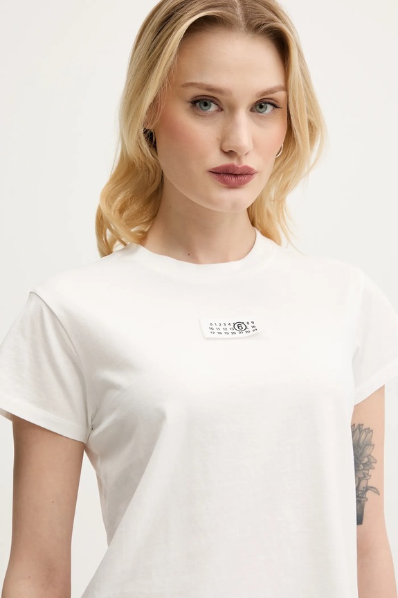 MM6 Maison Margiela cotton t-shirt cotton white S52GC0327.S24312