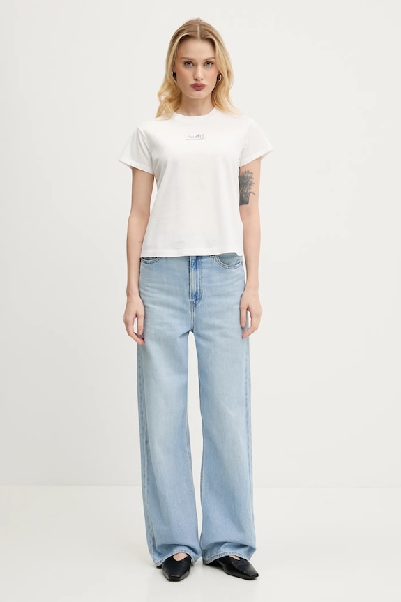 MM6 Maison Margiela cotton t-shirt S52GC0327.S24312 white AW25