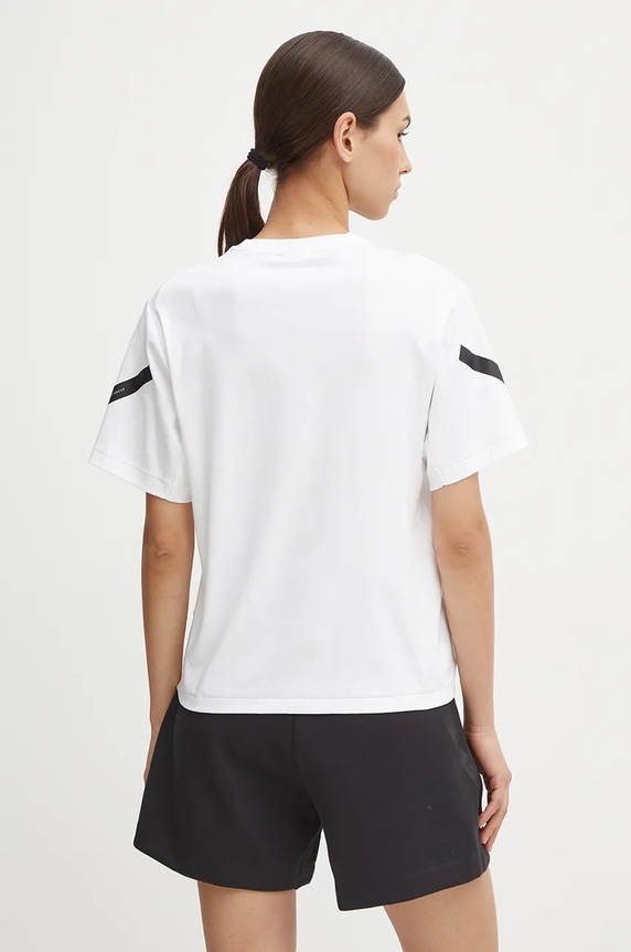 Oblečenie Bavlnené tričko adidas ZNE JE7857 biela