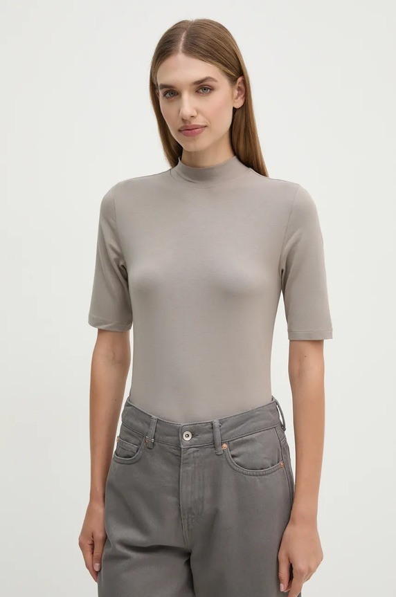 Tričko Calvin Klein slim šedá K20K207744