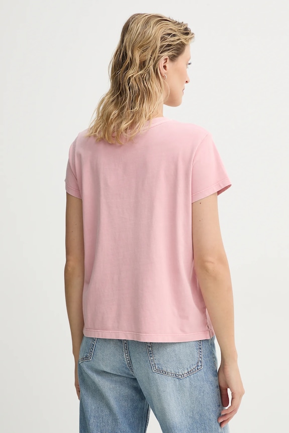 Ruházat Levi's pamut póló A8804 rózsaszín