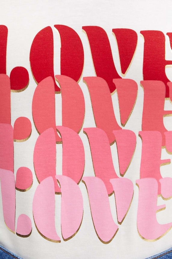 Majica kratkih rukava Morgan DAMOUR DAMOUR bijela