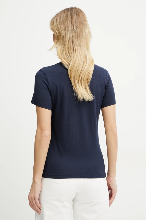 Îmbrăcăminte Morgan tricou DAMOUR DAMOUR bleumarin