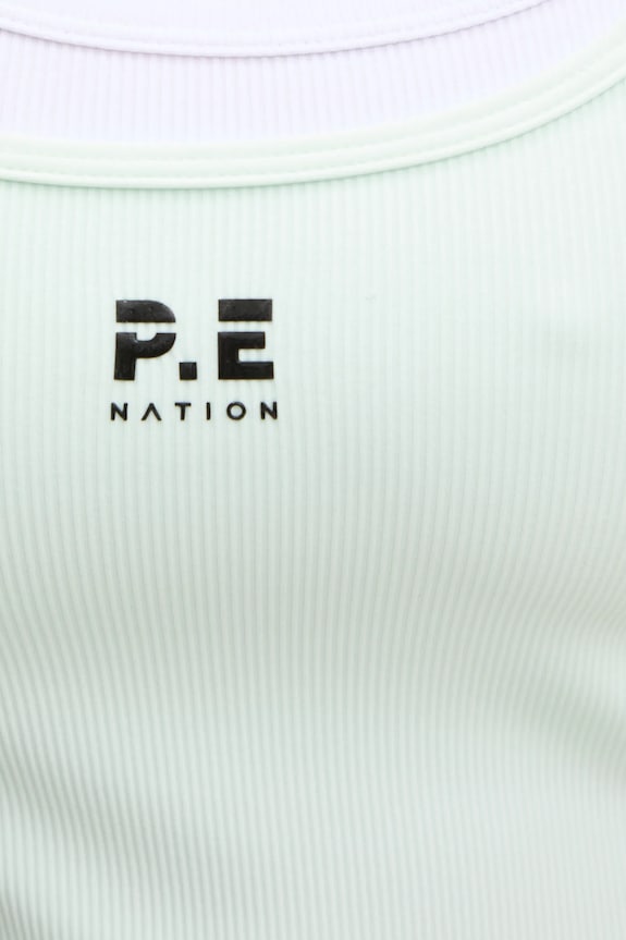 P.E Nation top de antrenament pentru femei Forward 243W134 verde