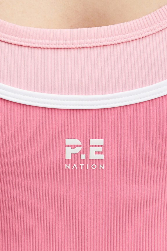 P.E Nation top de antrenament pentru femei Forward 243W134 roz