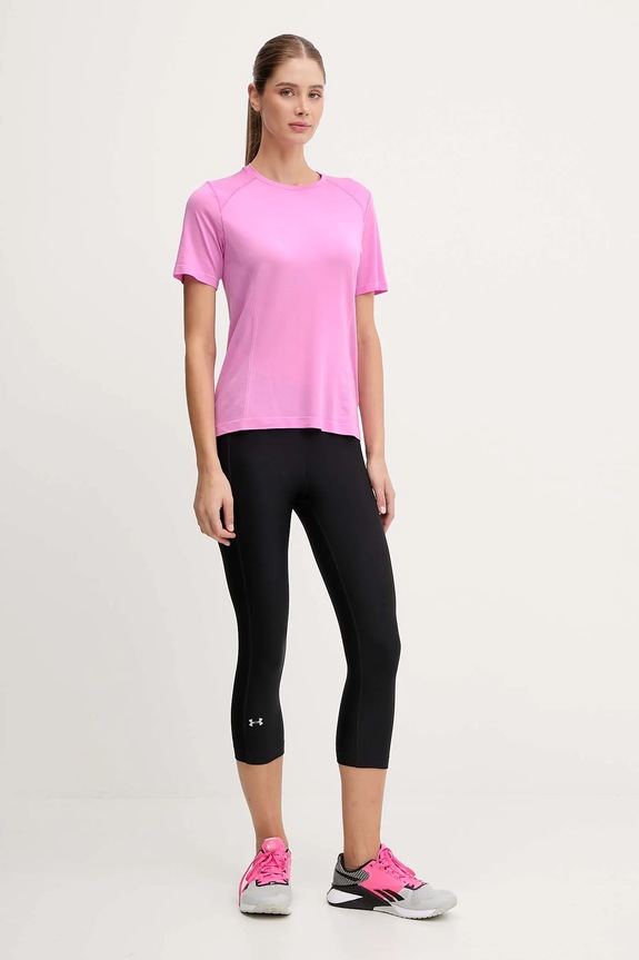 Bežecké tričko Compressport Performance ATSW493 ružová AW25