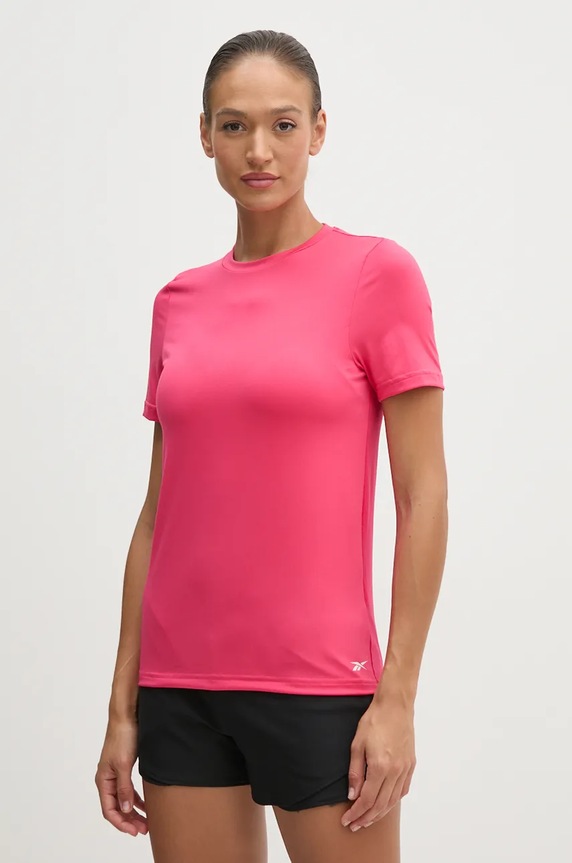 Tréningové tričko Reebok ID Train Speedwick jednofarebný ružová 100205295